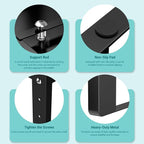 2 Pack Expandable Cabinet Organizer Shelves, 88lbs High Weight Capacity, Stackable Heavy-Duty Metal Storage Rack, Adjustable Cabinet Shelf for Kitchen, Pantry, Cupboard, Under Sink, Black