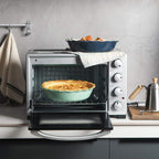 Sweejar Ceramic Pie Pan, 10 Inch Round Baking Dish, Non-Stick with Soft Wave Edge for Apple, Pumpkin, Pot Pies (Green)