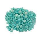 Edible Blue Sugar Pearls Candy Sprinkles 120G/ 4.23Ounce Baking Cake Sprinkles Cupcake and Cake Topper Cookie Decorations Wedding Party Valentines Halloween Christmas Supplies