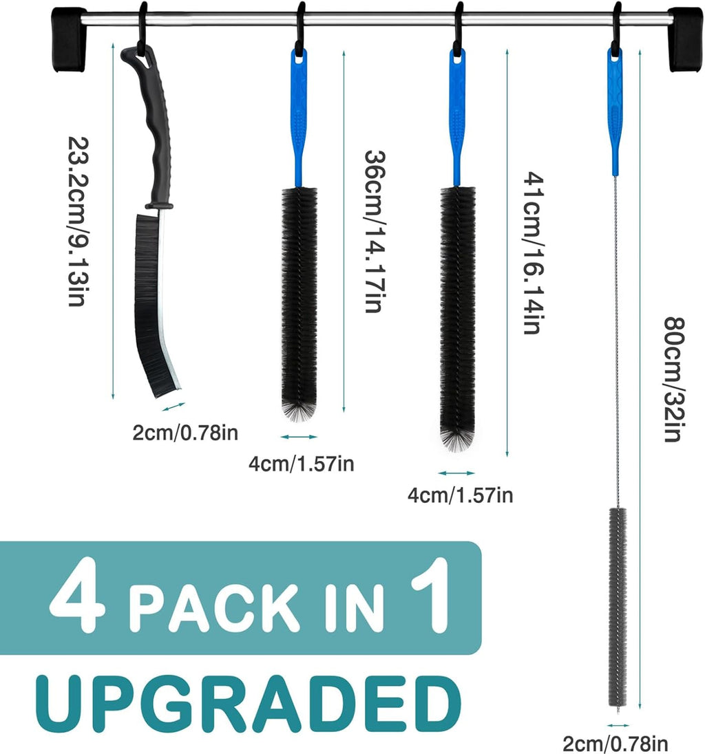 Dryer Cleaning Brush Vent Cleaner, Refrigerator Coil Cleaning Brush Clothes Trap Duct Remover, Crevice, Home Washer Cleaning Tool Set