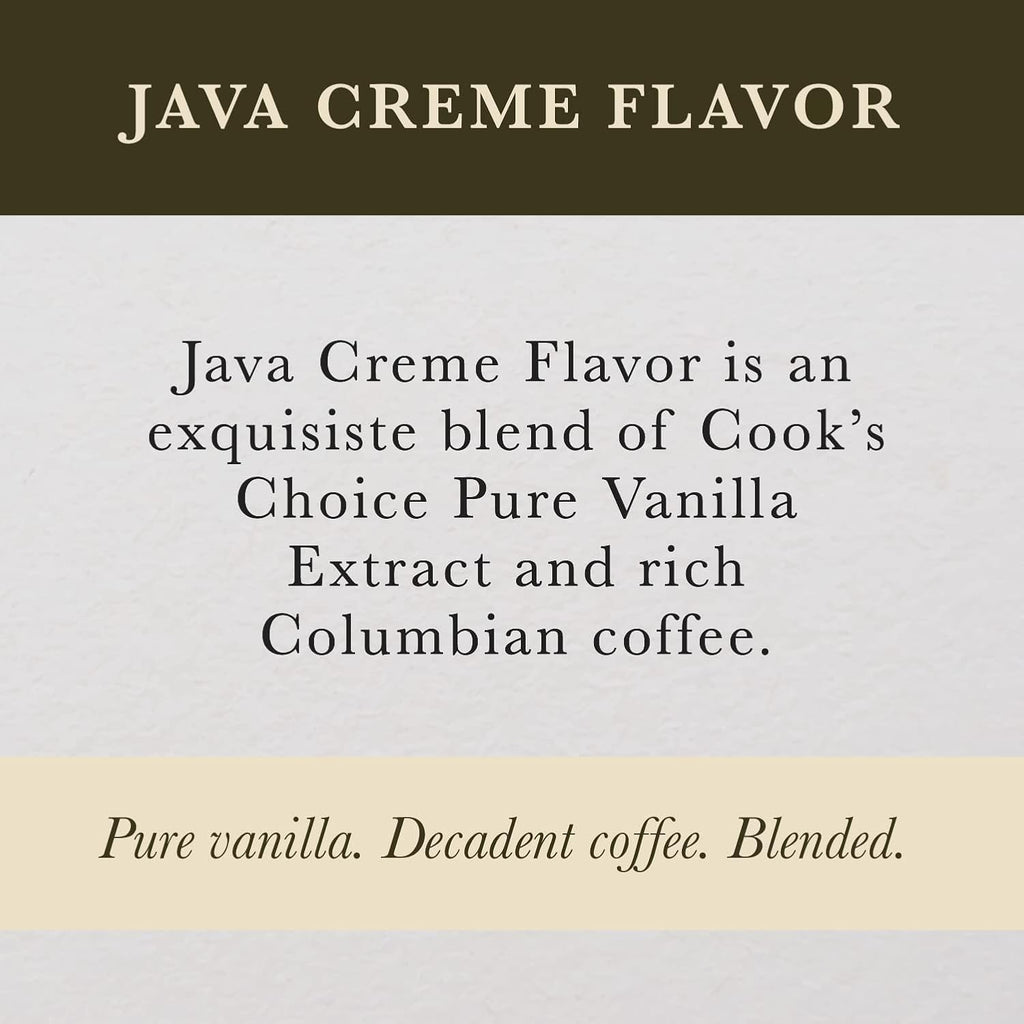 Cook's Java Creme Flavor 32 oz