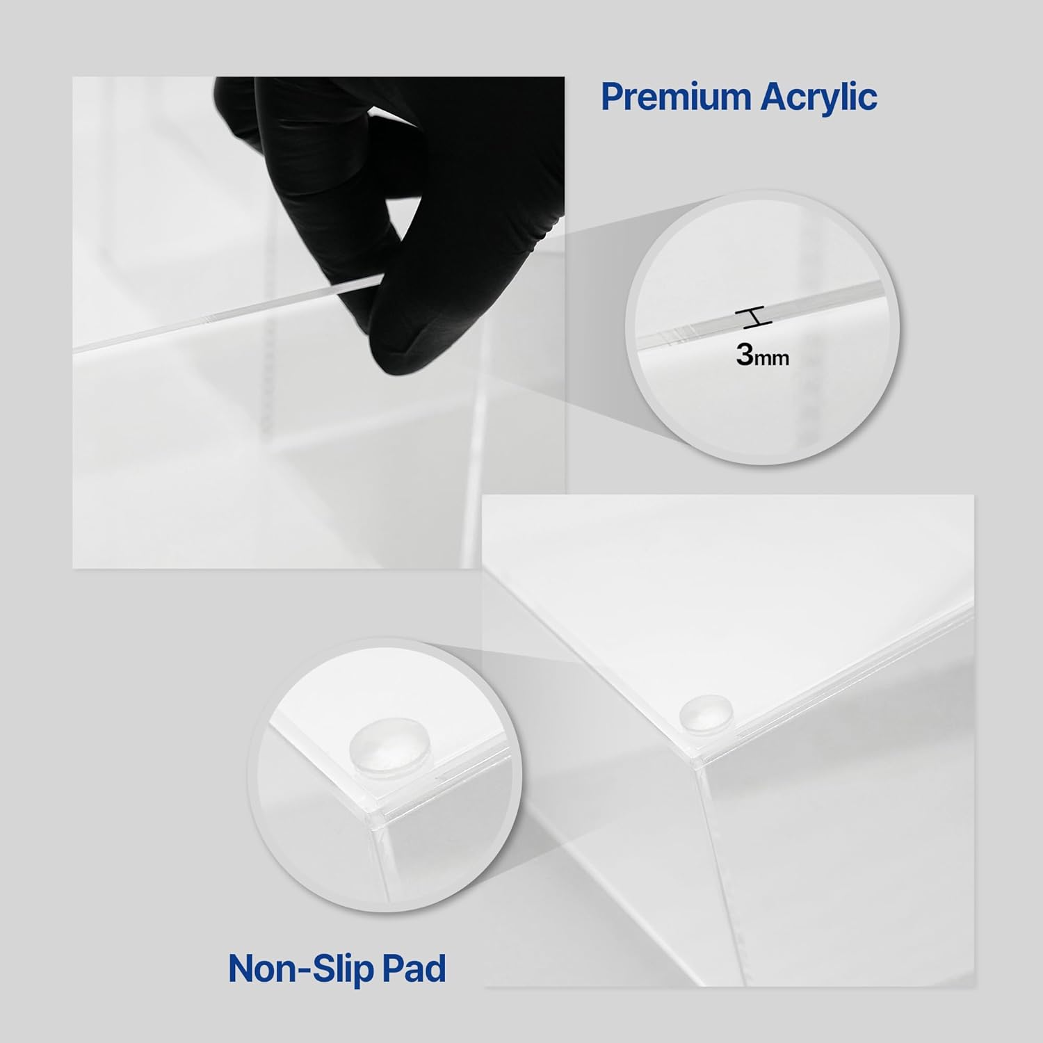 Acrylic Coffee Bar Station – Snack Tea Organizer & Storage Holder for Office Coffee Table – Perfect Countertop Setup for Syrup, Creamer, and Snack Accessories