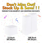 HOMEXCEL White Shop Towels 100 Pack, Reusable Microfiber Towels for Cars, Bulk Multipurpose Microfiber Cleaning Cloths, Lint Free Cleaning Rags for Car, House and Kitchen, 11.5 x 11.5 inch