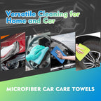 HOMEXCEL Microfiber Cleaning Cloth 12 Pack, 12.5 x 12.5 Inch Microfiber Towels for Cars, Ultra Absorbent Cleaning Rags, Lint Free Cleaning Towels for Household, Kitchen, Window, and Car, Multicolor