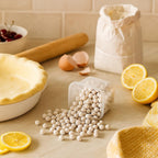 Mrs. Anderson's Baking Pie Weights | Natural Ceramic Stoneware Beads for Blind Baking | Heat-Safe, Food-Safe, Easy to Use | Prevents Shrinking, Puffing, Bubbling | Individual Weighted Balls