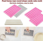 3D Pearl Knit Rope Silicone Mold Fondant Mould Cake Border Decorating Molds Gumpaste Kitchen DIY Baking Decorating Cake Tools Hot