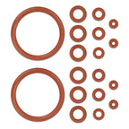 18 PCS Seal O-Ring Kit Gasket Seal Set Fit for Saeco Philips Gaggia, Professional Coffee Machine O'Rings for Boiler Outlet Pin and Brew Unit, Food Grade Silicone Ring for Saeco Daily Replacement