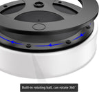 VAEHOLD Lazy Susan Turntable Spice Rack Organizer for Kitchen Cabinet, Storage Tray for Fruit, Snacks, Salad - Organizer for Cupboard, Pantry, Bathroom, Table, Cosmetic (White, 9 4/5'')