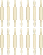 14 Pack Wood Small Rolling Pin for Kids, 7.9 Inch Kids Rolling Pin for Home Kitchen (14)
