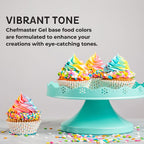 Chefmaster Leaf Green Gel Food Coloring | Vibrant Color | Professional-Grade Dye for Icing, Frosting, Fondant | Baking & Decorating | Fade-Resistant | Easy-to-Use | Made in USA | 20 oz