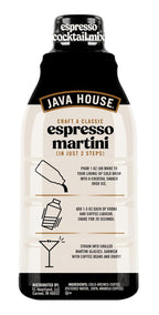 Java House Cold Brew Espresso Cocktail Mix – Premium 100% Arabica Cold Brew Concentrate – Smooth Coffee With French Vanilla Notes – 32oz Bottle (Makes 32 Cocktails)