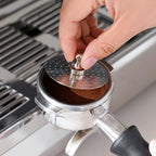 watchget 53 Espresso Puck Screen - 0.8mm Thickness Espresso Screen Double-layer Lower Shower Screen with Magnetic Nail Metal Reusable Filter for 54mm Protafilter Basket Stainless Steel Coffee Filter