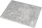 Koville Natural Marble Cutting Board for Kitchen Countertop, 16" x 12" Rectangular Marble Cutting Board Pastry Boards Cheese Boards for Home Decor, Resistant Stone Charcuterie Board Chopping Slab
