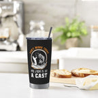 Fishing Gifts for Men 20 Oz Stainless Steel Tumbler, Gifts for Fisherman, Fisherman Gift for Men, Fish Coffee Mug