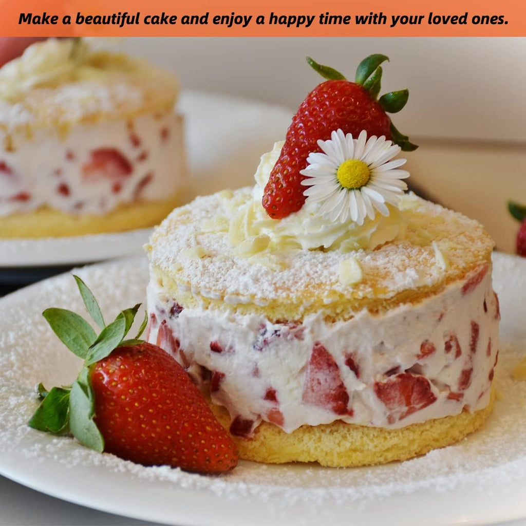 6 Inch Round Baking Mats, Food Grade Silicone Mats for Cake Pan/Tortilla Maker, Premium Non-Stick Reusable 6 Inch Tortilla Press Liner for Small Cake/Tortilla/Pie/Pizza, Round 5.5" Orange, 3PCS