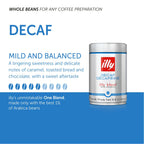 illy Decaf Whole Bean Coffee, Classic Medium Roast Gourmet Blend, 100% Arabica Coffee, 8.8 Ounce (Pack of 1)
