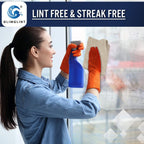 GLIMGLINT Brown Microfiber Cleaning Cloth, 12 Pack Cleaning Towels for Kitchen, Lint Free, Scratch-Free, Highly Absorbent, and Reusable Cleaning Rags for House, Window and Glass, Cars, 14"X12"