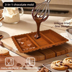 Chocolate Bar Mold - Food Grade Silicone Chocolate Molds, Non-Stick & Easy to Release Deep Mold for Dubai Pistachio Chocolates, Candy, Snacks, Desserts, Resin Art, Dishwasher Safe (1)