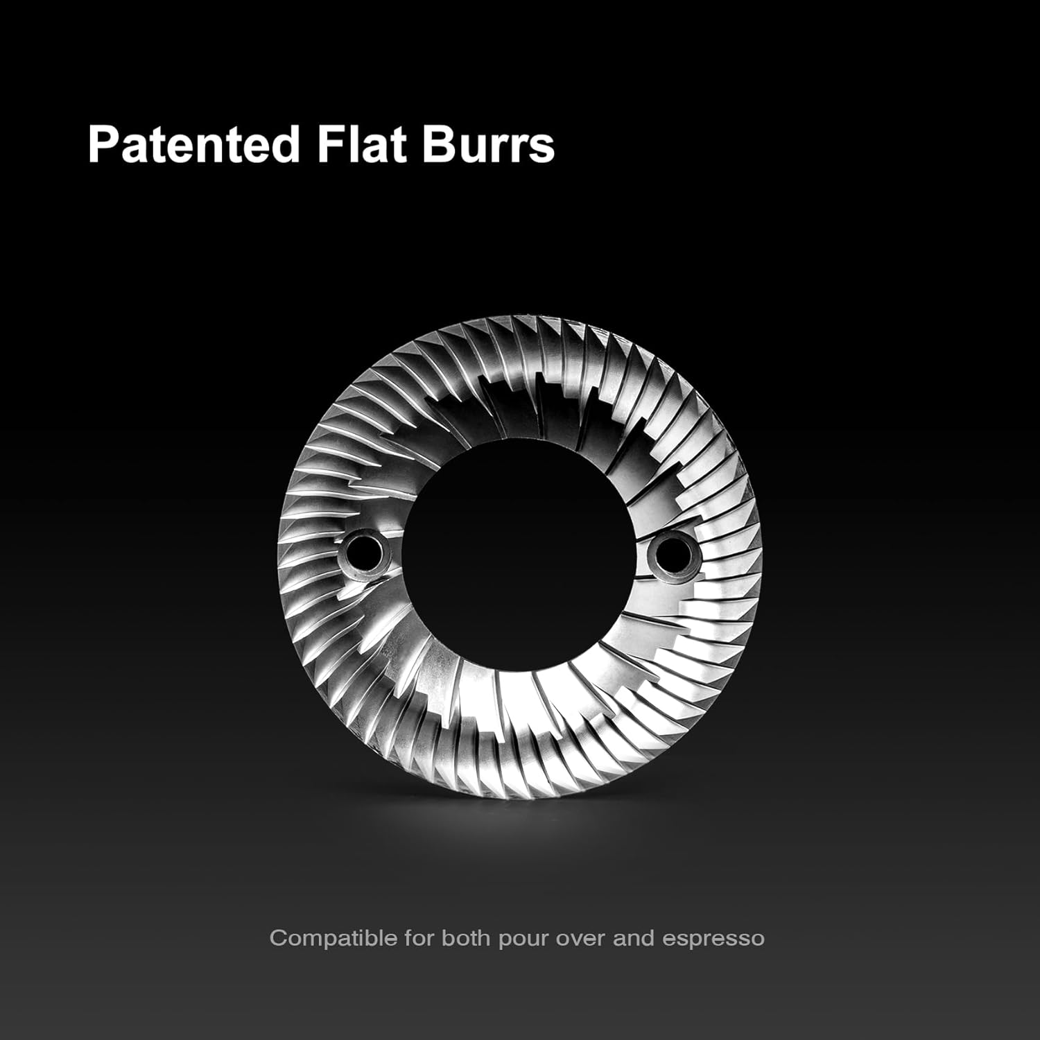 TIMEMORE Sculptor 078S Flat Burr Coffee Bean Grinder, Electric Espresso Grinder with Stepless Coarseness Adjustment, Suitable for Espresso, Pour over, French Press, Cold Brew - Black