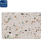 Dish Drying Mat - Absorbent Countertop Mat for Coffee Maker, Expresso Machine, Kitchen Use (05,12''×16'')