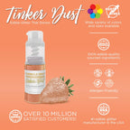 Bakell - Creamsicle Orange Tinker Dust (4g, 1x Mini Spray Pump) Edible Glitter for Food, Desserts, and Beverages!