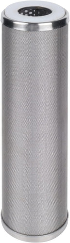 Amwater Stainless Steel Cleanable Wire Mesh Filter Cartridge 10”Length,2.5"OD(50 Micron)