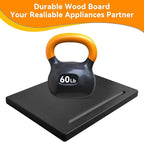 Wood Appliance Sliders with 360' Wheels, Sliding Tray for Coffee Maker & Heavy Kitchen Appliances,Countertop Appliance slider for Kitchen Appliance, Premium Wood Rolling Tray,No Assemble (Deep-Medium)