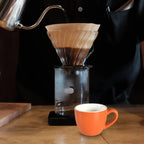 homEdge Mini Procelain Espresso Cup, 3 Ounces / 90 ml Tiny Coffee Mugs Demitasse for Espresso, Tea- Orange