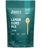 Judee's Lemon Curd and Mousse Mix, 1.5 lb - Gluten-Free and Nut-Free - Ideal Addition to Desserts and Baked Goods - With Easy-to-Follow Instructions – Made in USA