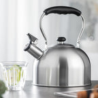 Tea Kettle – 2.64 Quart Stovetop Teapot, Stainless Steel Water Kettle for Camping & Kitchen, Foldable Handle, Gooseneck Spout – Perfect for Coffee & Tea