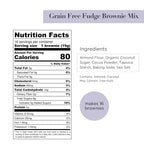 Stellar Eats Grain‑Free Fudge Brownie Baking Mix | Gluten‑Free, Dairy‑Free, Plant‑Based, Paleo‑Friendly, Naturally Sweetened with Coconut Sugar | Almond Flour-Based | 10.4 oz | 2 Pack