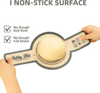 Silicone Bread Sling for Dutch Oven Baking, 2 PCS Easy Clean and Reusable Sourdough Silicone Baking Mat with Long Handles, Non Stick, Easy to Transfer Sourdough Bread, Grey