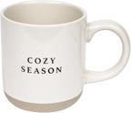 Sweet Water Decor Cozy Season Stoneware Coffee Mug | Fall and Winter Novelty Coffee Mugs | Microwave & Dishwasher Safe | 14oz Coffee Cup | Holiday Gift