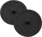 Coffee Machine Handle Cleaning Blind Plate Backflush Tray Blind Hole Insertion Port Filter Plate Cleaner 51mm Coffee Pad Backwashing Tray 2pcs