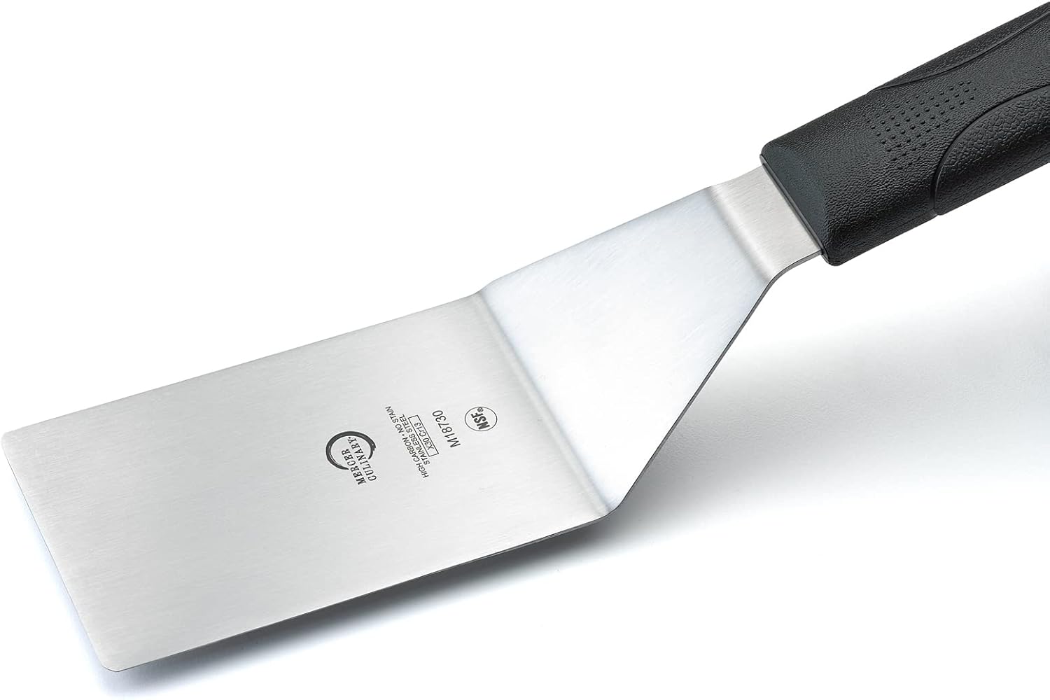Mercer Culinary Millennia Turner, 4 Inch by 2-1/2 Inch Blade, Black Handle