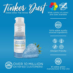 Bakell - Neon Blue Tinker Dust (4g, 1x Mini Spray Pump) Edible Glitter for Food, Desserts, and Beverages!