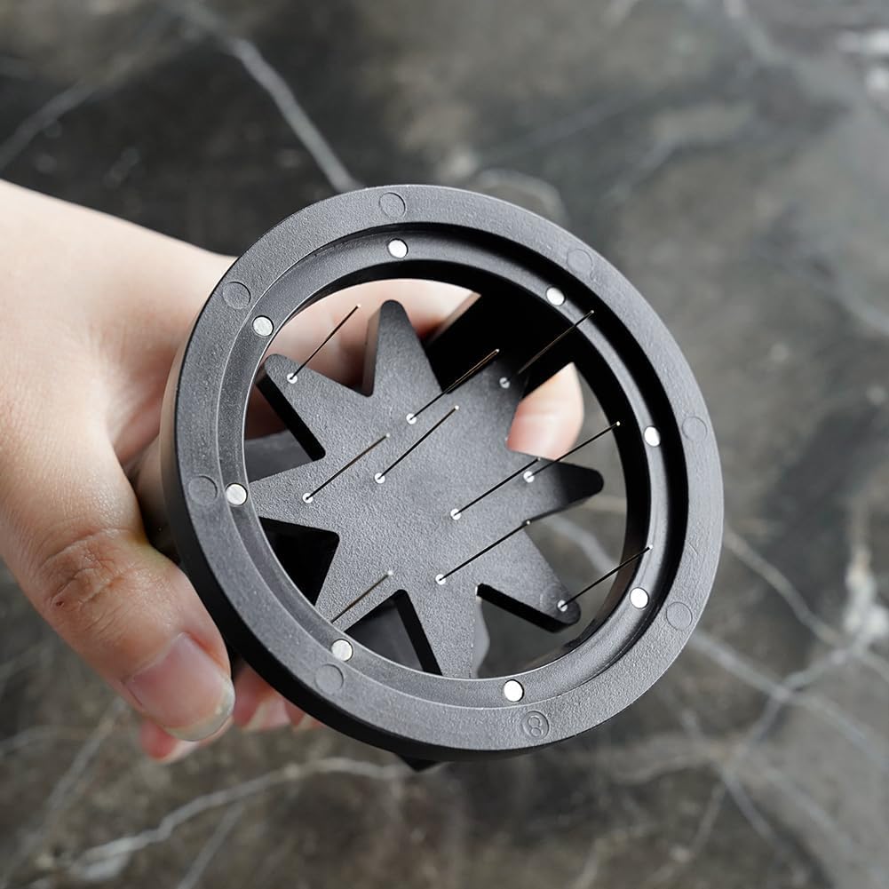 watchget 58MM WDT Tool, Espresso Stirrer Distribution Tool, Stainless Steel & Aluminum Alloy Adjustable Needle Height with Magnetic Base for Barista