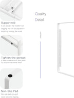 Nxconsu 2Pack Cabinet Shelf Organizer Expandable 5 Heights Adjustable Stackable Rack Riser for Kitchen Pantry Cupboard Under Sink Organization Storage Space Saver Heavy Duty Metal White