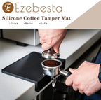 Thick Coffee Tamper Mat Silicone Tamp Station Espresso Tamping Mat Barista Portafilter Coffee Machines Accessory