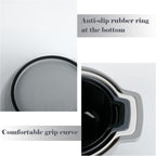 BoxedHome 8 Pack Classic Nesting Mixing Bowl Set with 4 Measuring Cups, Plastic Mixing Bowls with Pour Spouts and Handles(Gray)