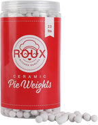 GSM Brands Ceramic Pie Weights for Blind Baking Crust, 2.2 Pounds of Reusable Beans (10mm)