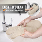 Rorecay Oven Mitts and Pot Holders Sets 6pcs, Extra Long Kitchen Silicone Oven Gloves High Heat Resistant 500 Degrees Non-Slip Potholders Hot Pads for Baking Cooking, Milkshake