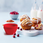 King Arthur Baking Company Non-Stick Silicone Muffin Cups, High-Heat Safe, Regular Size, Set of 12