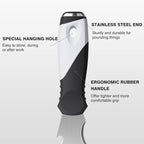 Mister Rui 2 Pack 10 in 1 Putty Knife - Multi Use Painters Tool, Taping Knife, Paint & Metal Scraper with Hammer End, Razor Blade Spackle Tool