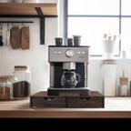 HTB K Cup Holder Compatible with K Cups,Coffee Pod Holder Holds Up 30 Cups,K Cup Organizer Storage Drawer (Wood-b)