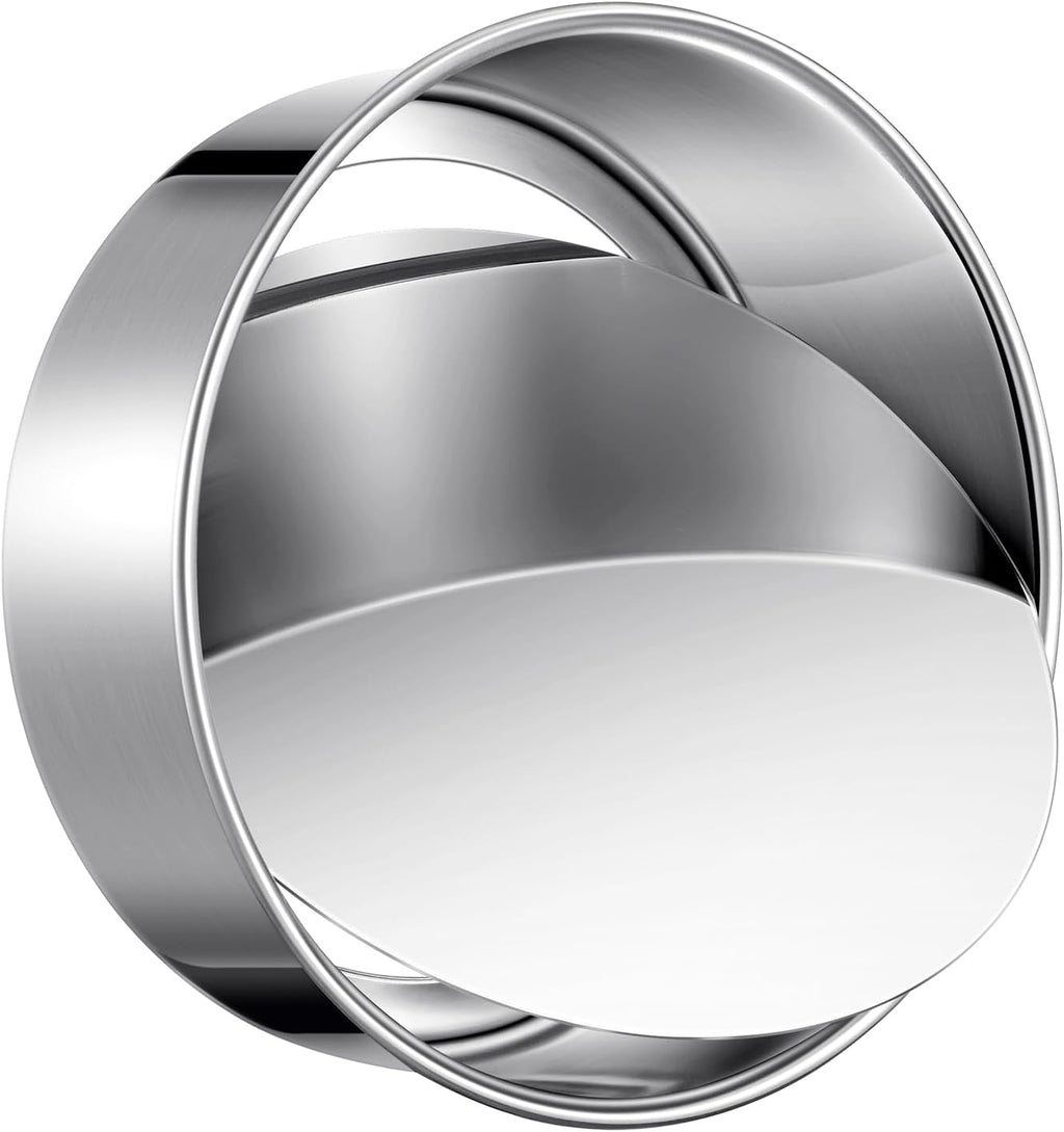 9 Inch Cake Pan, Removable Bottom & Easy Releasing, Leakproof & Nonstick Cake Baking Pan, 304 Stainless Steel Round Cake Pan, Non-Toxic & Healthy, Dishwasher Safe