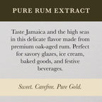 Cook's, Pure Rum Extract, For Baking, Ice Cream, Candies, Cakes, 16 oz