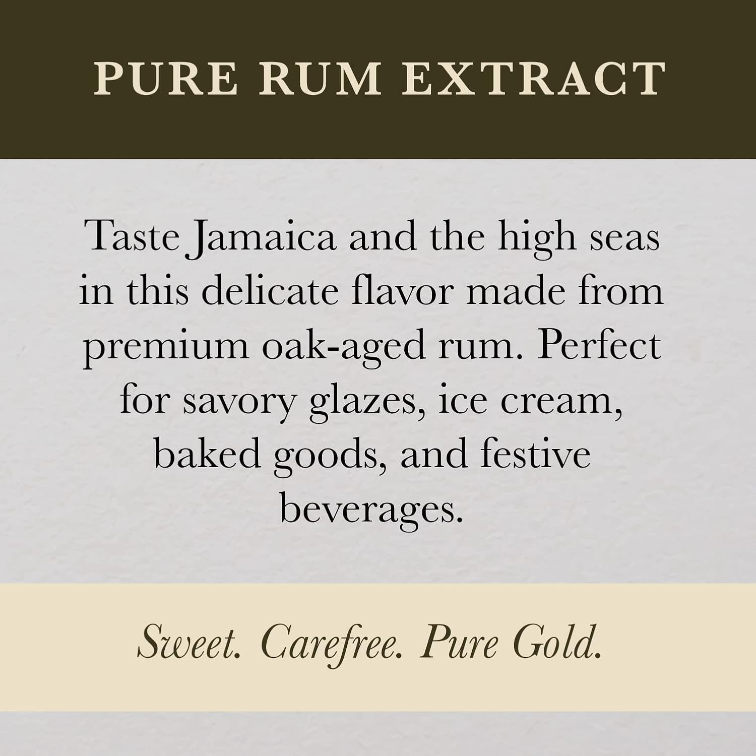 Cook's, Pure Rum Extract, For Baking, Ice Cream, Candies, Cakes, 16 oz