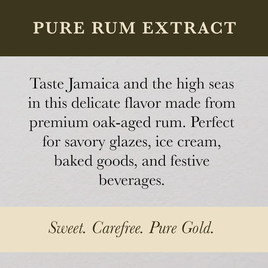 Cook's, Pure Rum Extract, For Baking, Ice Cream, Candies, Cakes, 4 oz