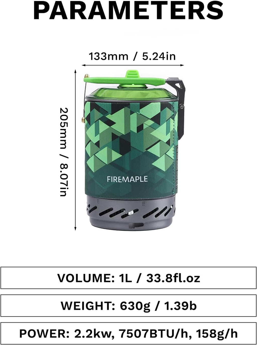 Fire-Maple Fixed Star 2 Backpacking and Camping Stove System - Outdoor Propane Camp Cooking Gear, Portable Pot/Jet Burner Set, Ideal for Hiking, Trekking, Fishing, Hunting Trips and Emergency Use